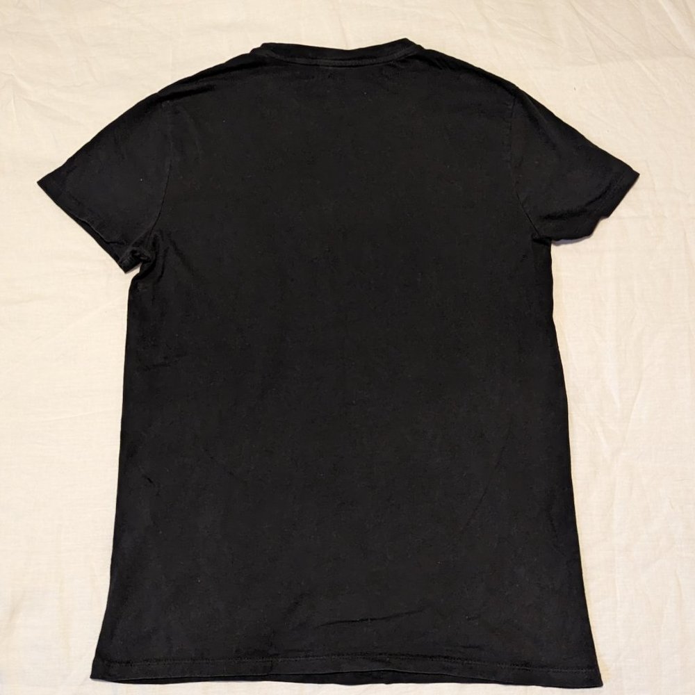 Disturbia Shirt sz M Black Thy Kingdom Come Pentagram Black Goth Distressed - Picture 2 of 3
